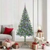 Dirbtinė Kalėdų eglutė su 300 LED Žalia 180 cm PVC ir plienas