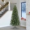 Dirbtinė Kalėdų eglutė su 300 LED Žalia 240 cm PE ir PVC