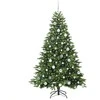 Dirbtinė Kalėdų eglutė su 300 LED Žalia 180 cm PE ir PVC
