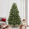 Dirbtinė Kalėdų eglutė su 300 LED Žalia 240 cm PVC ir metalas