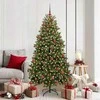 Dirbtinė Kalėdų eglutė su 300 LED Žalia 180 cm PVC ir metalas