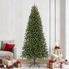 Dirbtinė Kalėdų eglutė su 300 LED Žalia 240 cm PE ir PVC