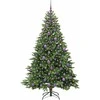 Dirbtinė Kalėdų eglutė su 300 LED Žalia 180 cm PE ir PVC