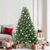 Dirbtinė Kalėdų eglutė su 300 LED Žalia 180 cm PE ir PVC
