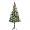 Dirbtinė Kalėdų eglutė su 300 LED Žalia 180 cm PVC ir plienas