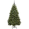 Dirbtinė Kalėdų eglutė 180 cm 300 LED Šilta balta Žalia