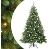 Dirbtinė Kalėdų eglutė su 300 LED Žalia 210 cm PE ir PVC