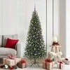Dirbtinė Kalėdų eglutė su 300 LED Žalia 180 cm PE ir PVC