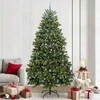 Dirbtinė Kalėdų eglutė su 300 LED Žalia 240 cm PVC ir metalas