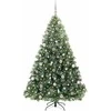 Dirbtinė Kalėdų eglutė su 300 LED Žalia 210 cm PE ir PVC