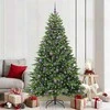 Dirbtinė Kalėdų eglutė su 300 LED Žalia 210 cm PE ir PVC