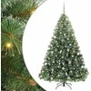 Dirbtinė Kalėdų eglutė su 300 LED Žalia 210 cm PE ir PVC