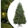 Dirbtinė Sulankstoma Kalėdų Eglutė Žalia 240 cm PVC ir Plienas