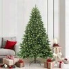 Dirbtinė Kalėdų eglutė su 300 LED Žalia 210 cm PE ir PVC