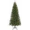 Dirbtinė Kalėdų eglutė su 300 LED Žalia 240 cm PE ir PVC