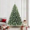 Dirbtinė Kalėdų eglutė su 300 LED Žalia 210 cm PE ir PVC