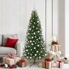 Dirbtinė Kalėdų eglutė su 300 LED Žalia 180 cm PE ir PVC