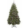 Dirbtinė Kalėdų eglutė 180 cm 300 LED Šilta balta Žalia