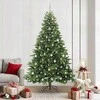 Dirbtinė Kalėdų eglutė su 300 LED Žalia 210 cm PE ir PVC