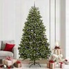 Dirbtinė Kalėdų eglutė su 300 LED Žalia 240 cm PVC ir metalas