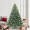 Dirbtinė Kalėdų eglutė su 300 LED Žalia 210 cm PE ir PVC