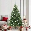 Dirbtinė Kalėdų eglutė su 300 LED Žalia 180 cm PE ir PVC