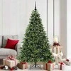Dirbtinė Kalėdų eglutė su 300 LED Žalia 180 cm PE ir PVC