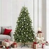 Dirbtinė Kalėdų eglutė su 300 LED Žalia 210 cm PVC ir metalas