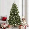 Dirbtinė Kalėdų eglutė su 300 LED Žalia 210 cm PVC ir metalas