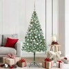 Dirbtinė Kalėdų eglutė su 300 LED Žalia 180 cm PVC ir plienas