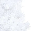 Dirbtinė Kalėdų eglutė su žaisliukais, balta, 150cm, PVC