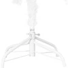 Dirbtinė Kalėdų eglutė su žaisliukais, balta, 120cm, PVC