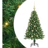 Dirbtinė Kalėdų eglutė Žalia 120 cm PVC ir Plienas ir Plastikas