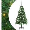 Dirbtinė Kalėdų eglutė Žalia 120 cm PVC ir Plienas ir Plastikas