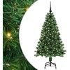 Dirbtinė Kalėdų eglutė Žalia 120 cm PVC ir Plienas ir Plastikas