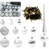 Dirbtinė Kalėdų eglutė Žalia 120 cm PVC ir Plienas ir Plastikas