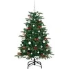 Dirbtinė Kalėdų eglutė Žalia 150 cm PVC ir Metalas ir Plastikas