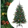 Dirbtinė Kalėdų eglutė Žalia 150 cm PVC ir Metalas ir Plastikas