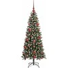 Dirbtinė Kalėdų eglutė Žalia 150 cm PVC, plastikas ir plienas