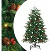 Dirbtinė Kalėdų eglutė Žalia 150 cm PVC ir Metalas ir Plastikas