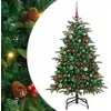 Dirbtinė Kalėdų eglutė Žalia 150 cm PVC ir Metalas ir Plastikas