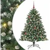 Dirbtinė Kalėdų eglutė Žalia 150 cm PVC, plastikas ir plienas