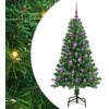Dirbtinė Kalėdų eglutė Žalia 150 cm PVC ir Plienas ir Plastikas