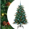 Dirbtinė Kalėdų eglutė Žalia 150 cm PVC ir Metalas ir Plastikas