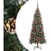 Dirbtinė Kalėdų eglutė Žalia 150 cm PVC, plastikas ir plienas