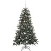 Dirbtinė Kalėdų eglutė Žalia 150 cm PVC, plastikas ir plienas