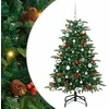 Dirbtinė Kalėdų eglutė Žalia 150 cm PVC ir Metalas ir Plastikas