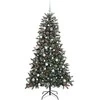 Dirbtinė Kalėdų eglutė Žalia 180 cm PVC, plastikas ir plienas