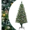 Dirbtinė Kalėdų eglutė Žalia 180 cm PVC ir Plienas ir Plastikas