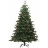Dirbtinė Kalėdų eglutė Žalia 210 cm PVC ir Metalas ir Plastikas